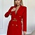 Женское платье-пиджак Balmain красного цвета