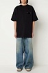 Оверсайз футболка чёрного цвета Balenciaga Gaffer
