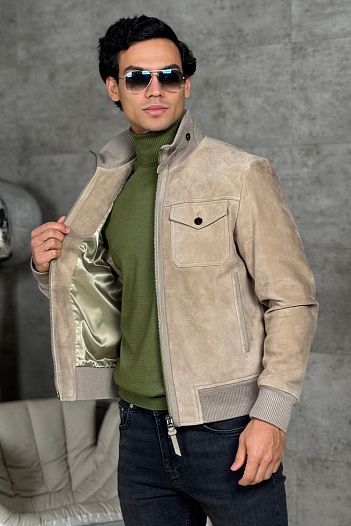 Мужская кожаная куртка Tom Ford premium   