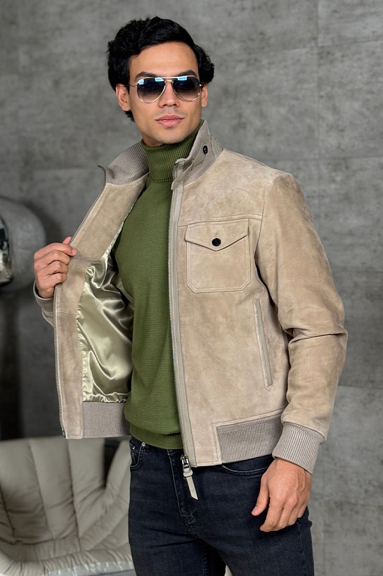 Мужская кожаная куртка Tom Ford premium