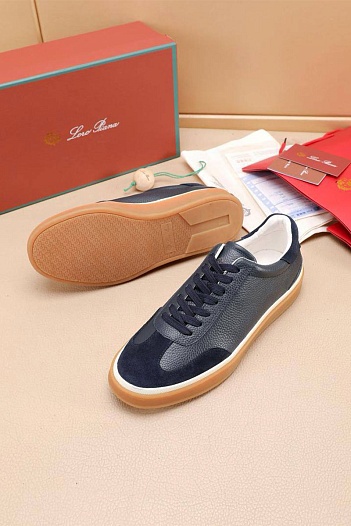 Мужские кроссовки Loro Piana Tennis Walk - Navy   