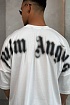 Белая оверсайз футболка Palm Angels Blurred Logo