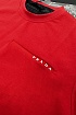 Красная оверсайз футболка Prada