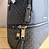 Кожаный чёрный рюкзак Michael Kors 32x27 см