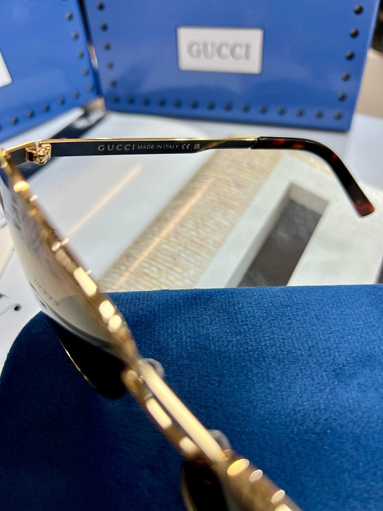 Брендовые солнцезащитные очки авиаторы Gucci