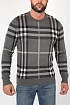 Мужская серая кофта Burberry check pattern