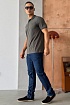 Мужские джинсы тёмно-синего цвета Brioni regular fit