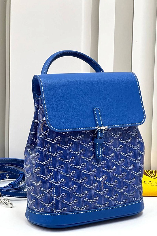 Женский рюкзак Goyard Alpin Mini Premium 23x19x9.5 см - Blue