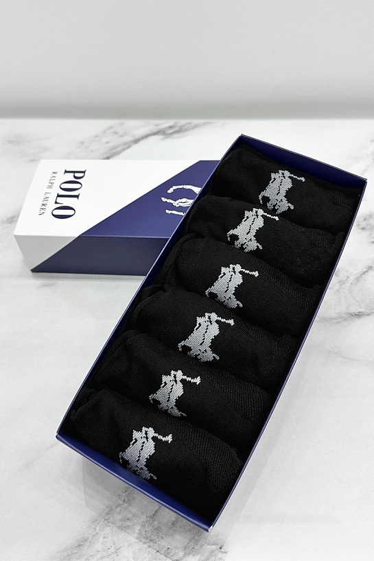 Комплект чёрных носков Роlо Ralрh Lаurеn