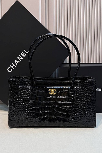 Кожаная сумка Chanel Shopping Tote premium 35x19x12 см   