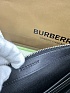 Чёрный клатч Burberry Premium 30x20x1.5 см
