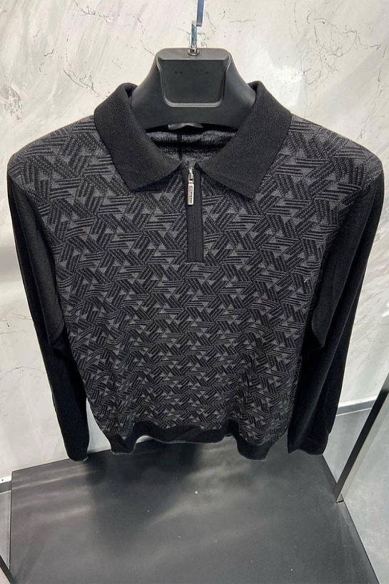 Классическая кофта Stefano Ricci чёрного цвета