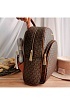 Коричневый рюкзак Michael Kors Abbey Medium Signature 29x25 см
