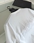 Белая футболка Versace Coupe Blason embroidered