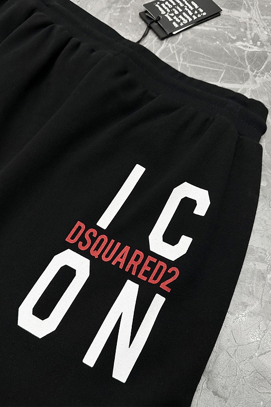 Мужские шорты Dsquared2 "ICON" - Black