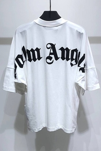 Белая оверсайз футболка Palm Angels   