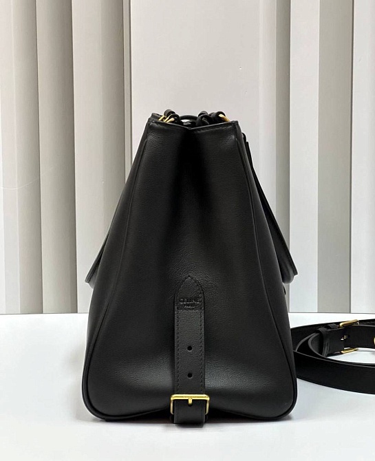 Женская сумка Celine Appoline Medium Premium 37.5x22x16 см - Black