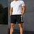 Мужские чёрные шорты Hugo Boss