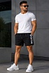 Мужские чёрные шорты Hugo Boss