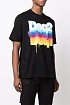 Чёрная мужская футболка Dsquared2 logo-print
