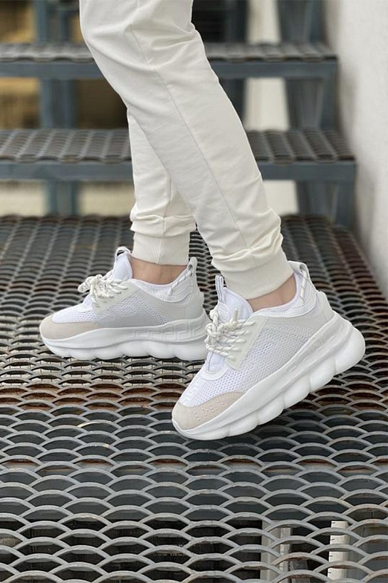 Кроссовки Versace Chain Reaction - White