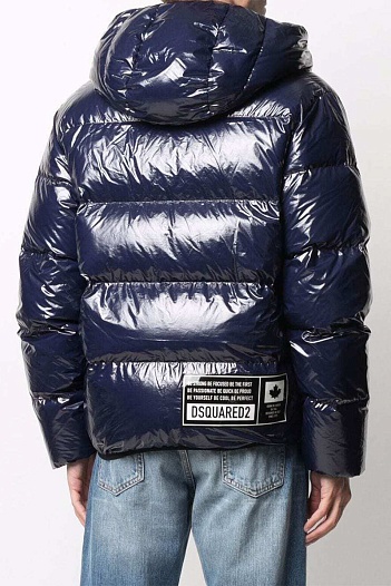 Мужская синяя куртка Dsquared2   