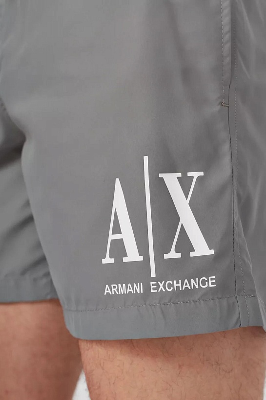 Мужские серые шорты Armani Exchange