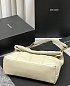 Женская кожаная сумка Yves Saint Laurent Loulou Premium 28x17x9 см - White