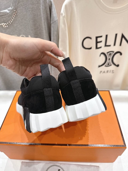 Женские кроссовки Hermes Bouncing  premium - Black