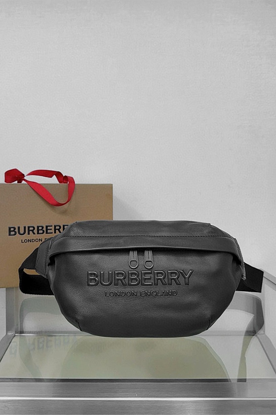 Кожаная сумка на пояс Burberry Premium 31x16x7.5 см