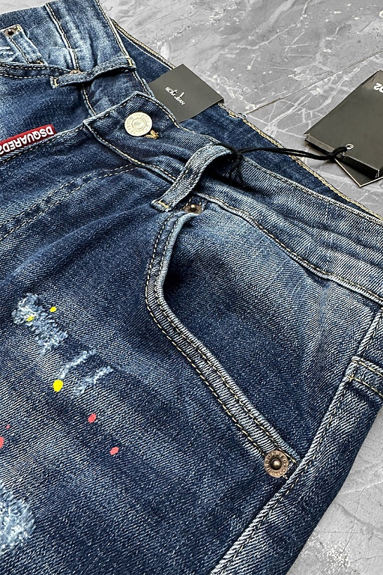 Мужские джинсовые шорты Dsquared2