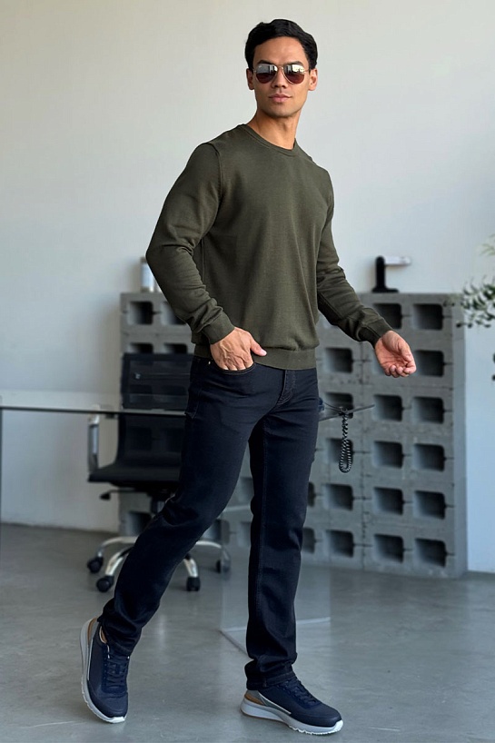 Джемпер зелёного цвета Armani Exchange