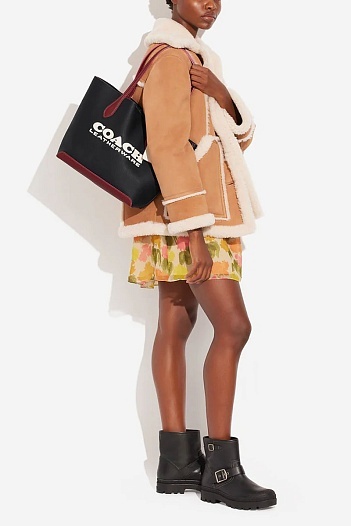 Женская сумка Coach Kia Tote 40x29 см (3 расцветки)   