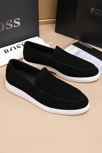 Мужские замшевые лоферы Hugo Boss   