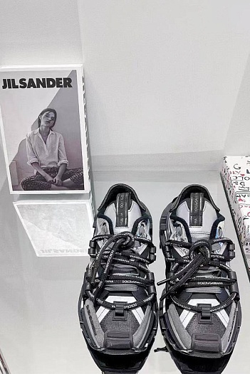 Комбинированные кроссовки Dolce & Gabbana Space - Grey   