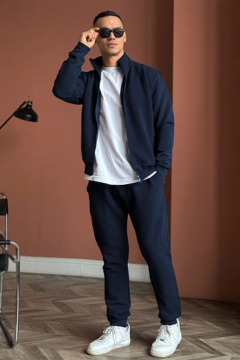 Спортивные штаны Louis Vuitton monogram all-over - Navy   