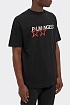 Чёрная оверсайз футболка Palm Angels Racing Stars