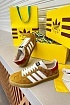 Женские кроссовки Gucci x Adidas Gazelle Collaboration - Brown
