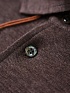 Мужское тёмно-коричневое поло Loro Piana premium