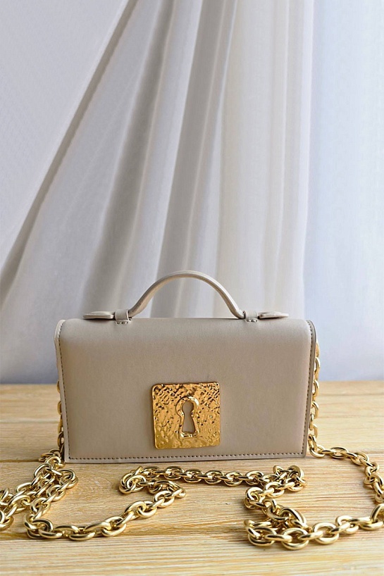 Кожаная сумка Schiaparelli 19x11 см