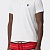 Белая футболка Burberry Monogram Motif V-neck