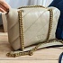 Женская кожаная сумка Love 28x18 - Beige