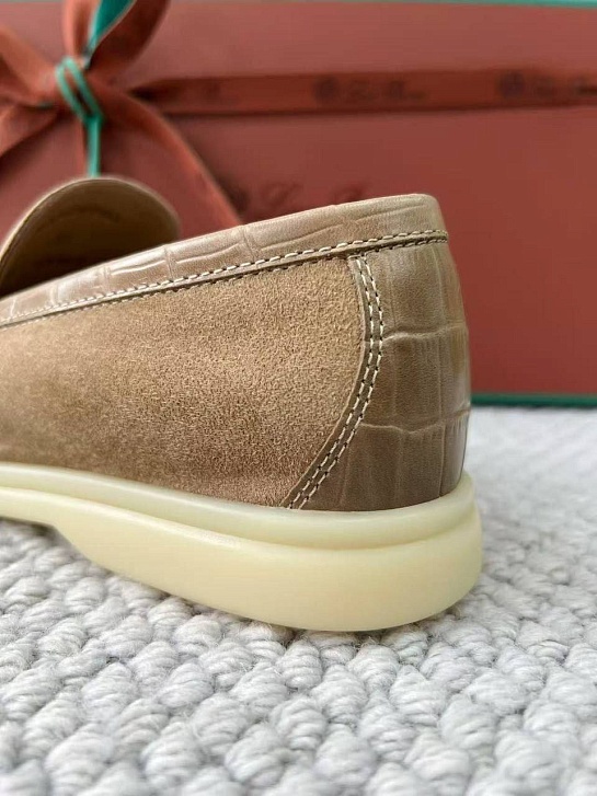 Женские лоферы Loro Piana Summer Charms Walk premium - Beige