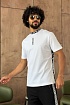 Белая мужская футболка Versace La Greca trim