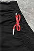 Шорты чёрного цвета Tommy Hilfiger taped logo