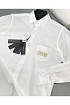 Классическая рубашка Versace Jeans Couture embroidered logo - White