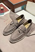 Женские замшевые лоферы Loro Piana Summer Charms Walk premium