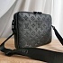 Кожаная сумка Louis Vuitton Duo Messenger Monogram Shadow 25x18 см