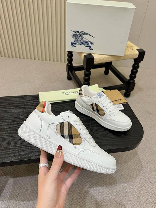 Мужские кроссовки Burberry Terrace - White