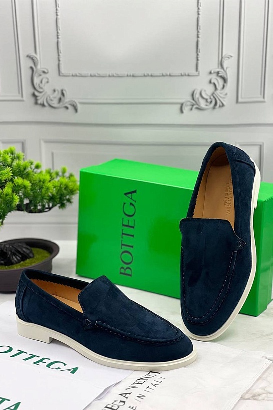 Мужские замшевые лоферы Bottega Veneta